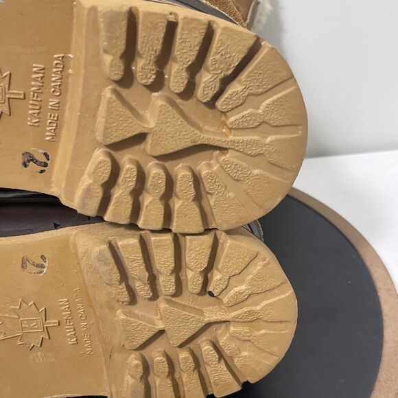 VTG SOREL Made Canada Power Kaufman Caribou Rubber Snow‎ Winter Boots Men Size 7 - Picture 10 of 11